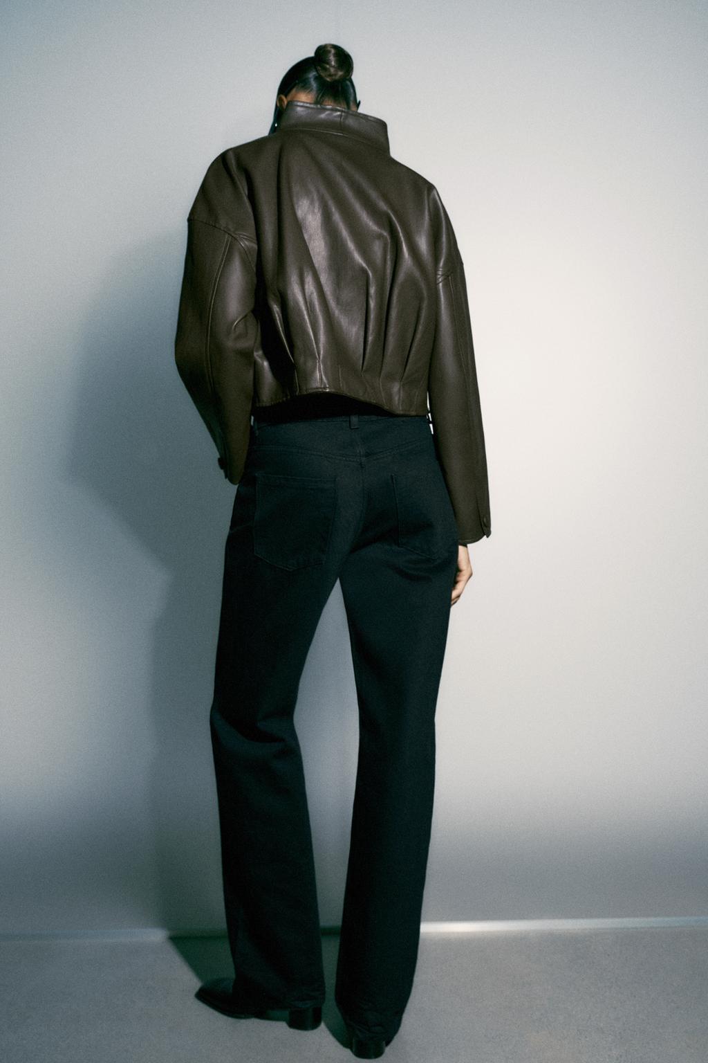 LEATHER EFFECT JACKET