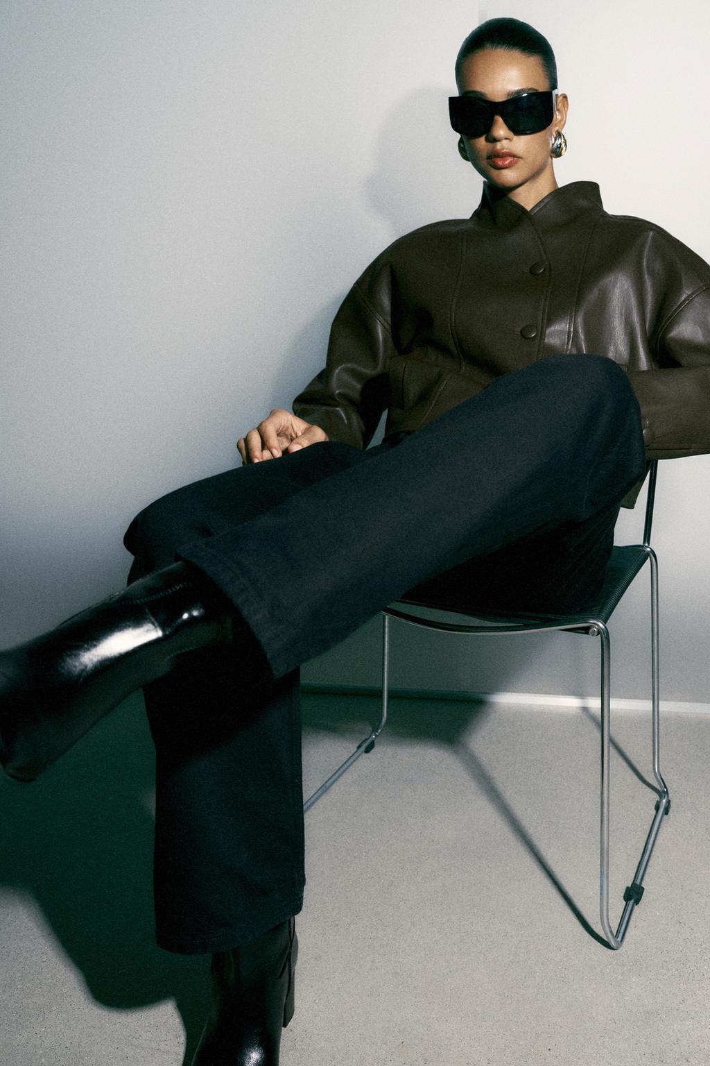 LEATHER EFFECT JACKET