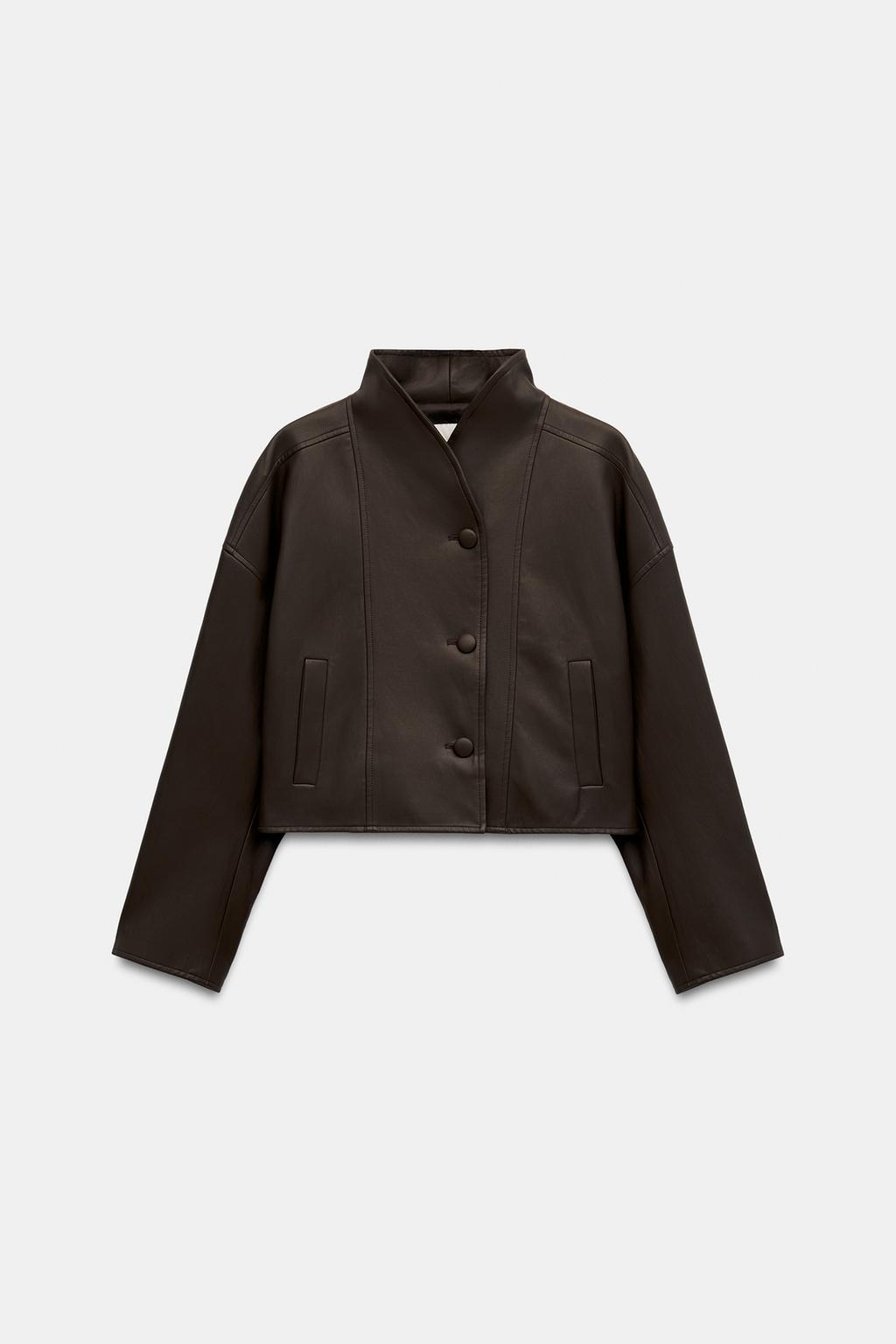 LEATHER EFFECT JACKET
